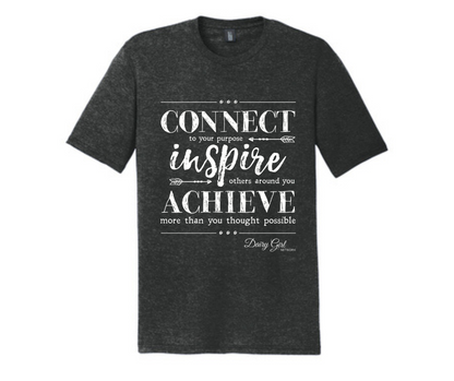 Connect Inspire Achieve Crew Tee